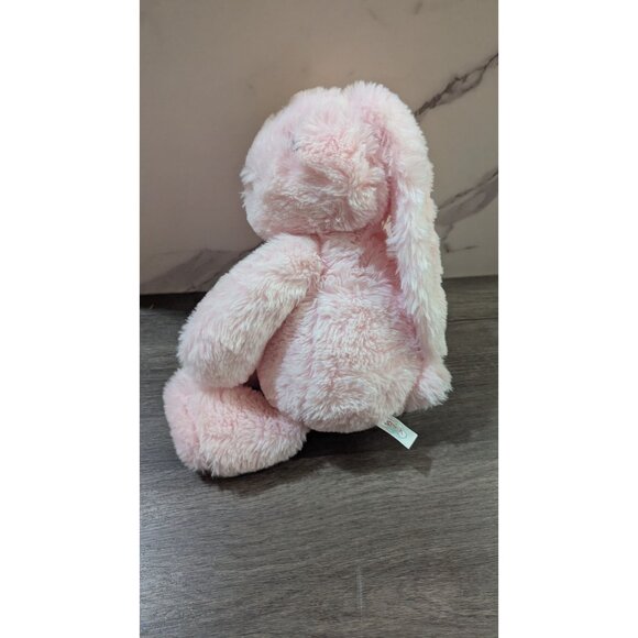 Spark Create Imagine Pink Plush Bunny Rattle Toy  stuffed animal 10"sitting - Picture 2 of 9